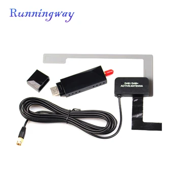 Runningway DAB+ Kaste Digitālais Radio Rūtiņu USB Ports ar Antenu Adapteri, Lai Auto Stereo Autoradio Android Auto DVD